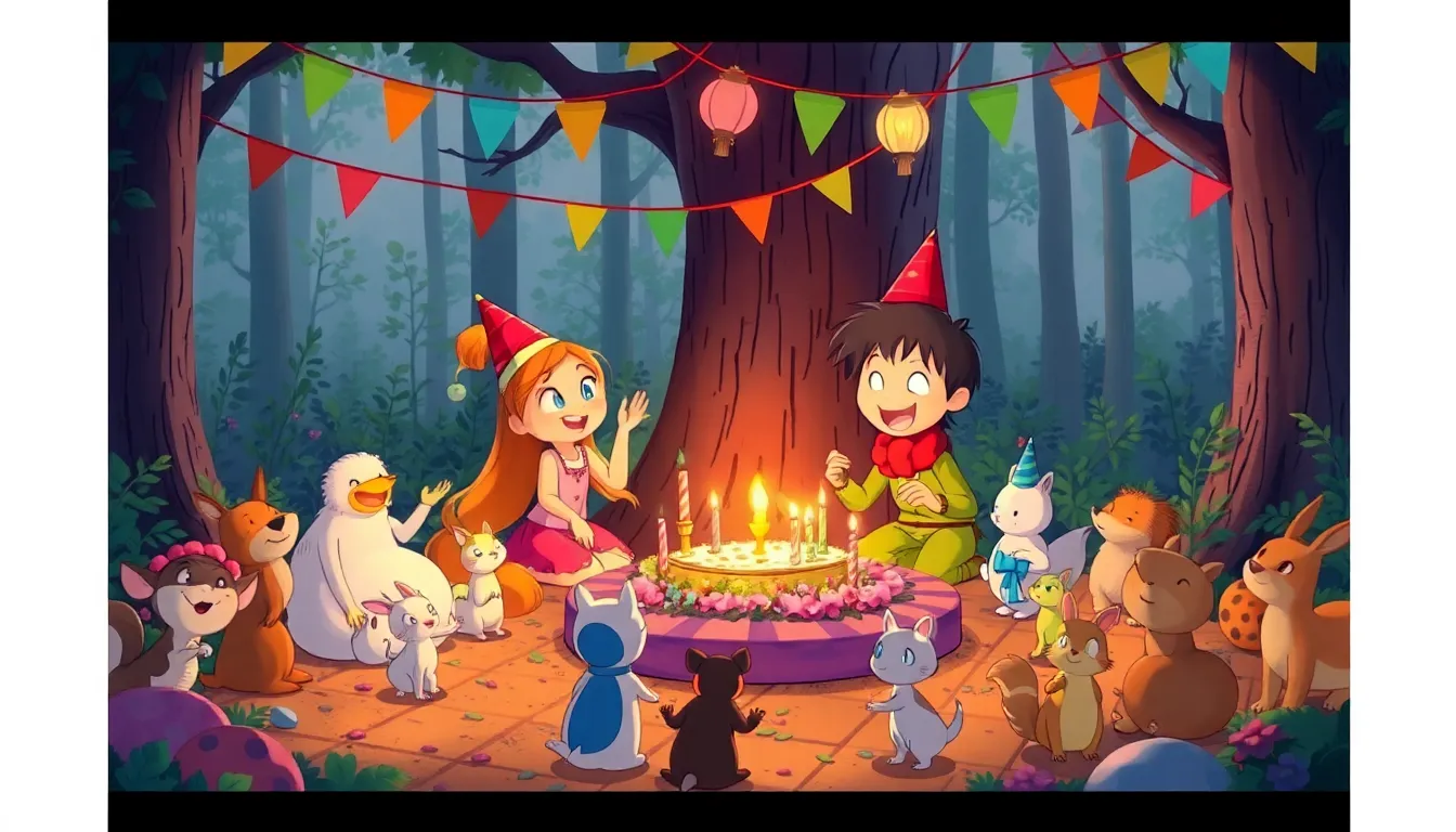 Les Contes de la Forêt Sombre 8 Illustration de Le Pouvoir de l'Amitié