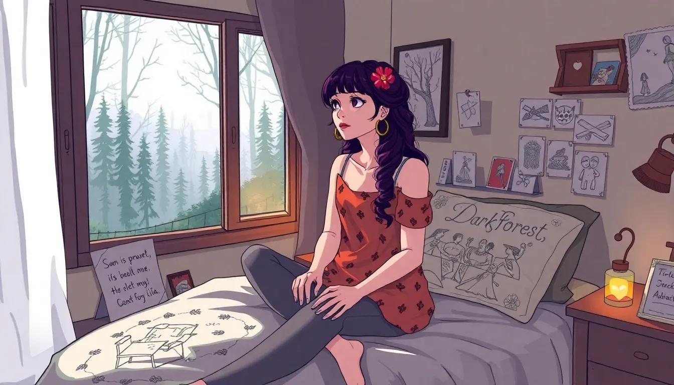 Les Contes de la Forêt Sombre 10 Illustration des Souvenirs de la Forêt