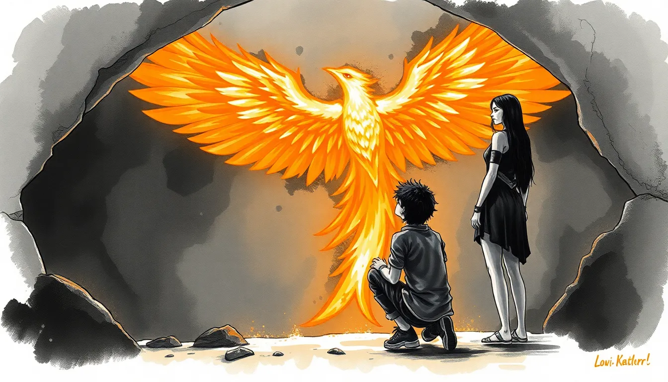 Les Ailes du Phénix : Un héros pour sauver son peuple 3 Illustration de La Découverte des Ailes