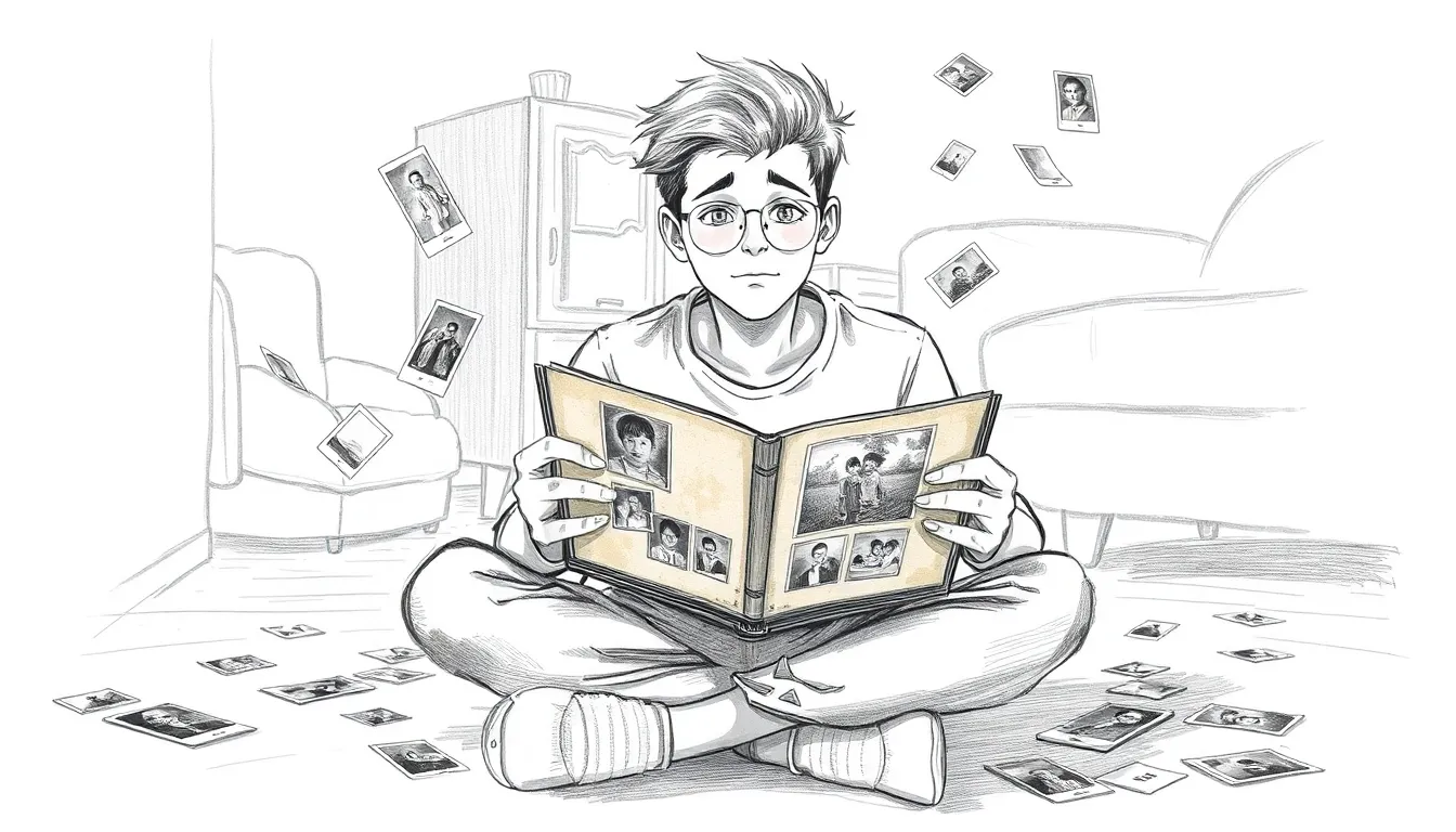 La Danse des Ombres et des Lumières : Une Odyssée de Vie 2 Album photo ancien découvert par Alex