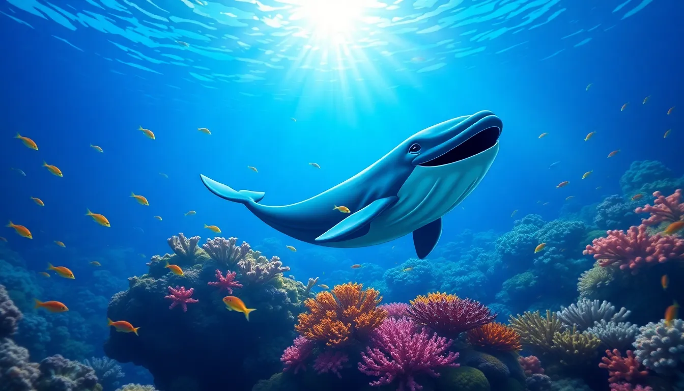 Bella la Baleine et l'Océan Bleu 2 Illustration de L'Exploration de l'Océan