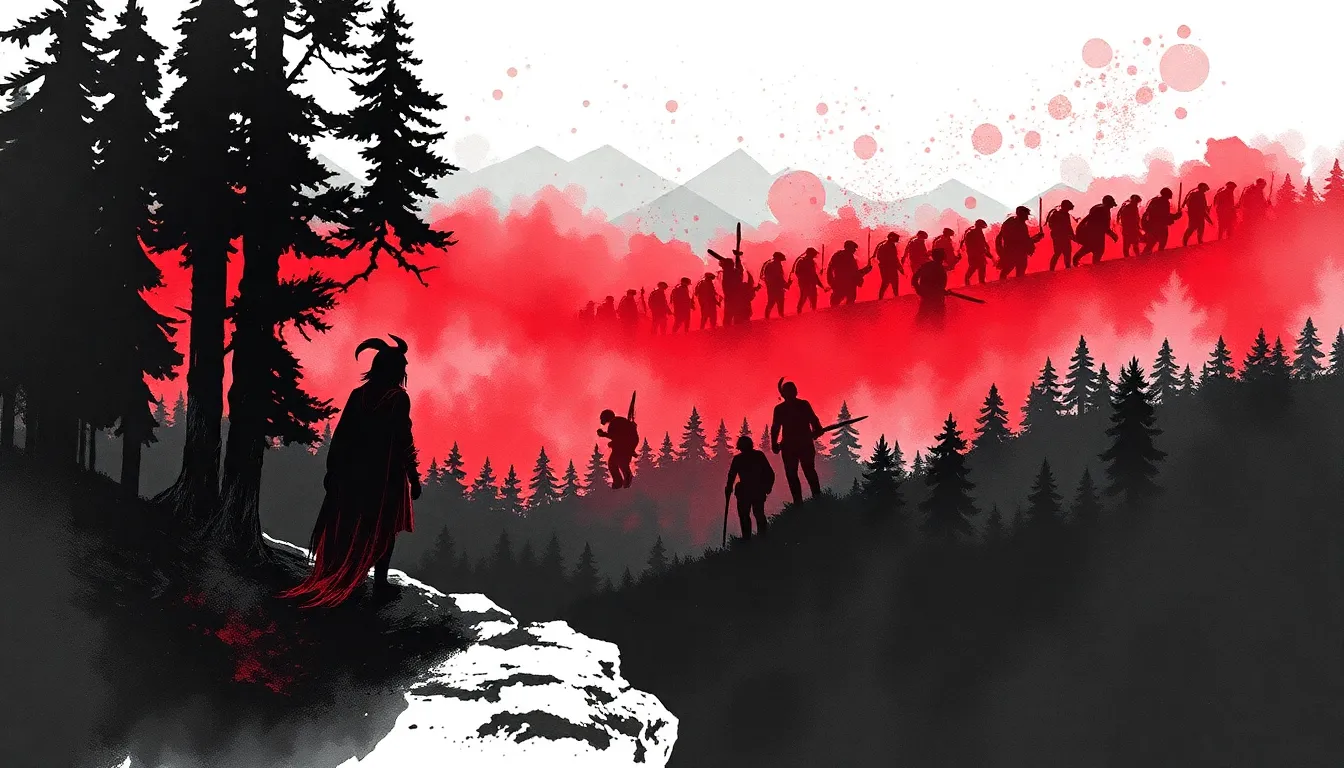 Le Chant des Loups : L'union d'un enfant et des loups pour sauver sa tribu 3 Illustration de La Menace Approche