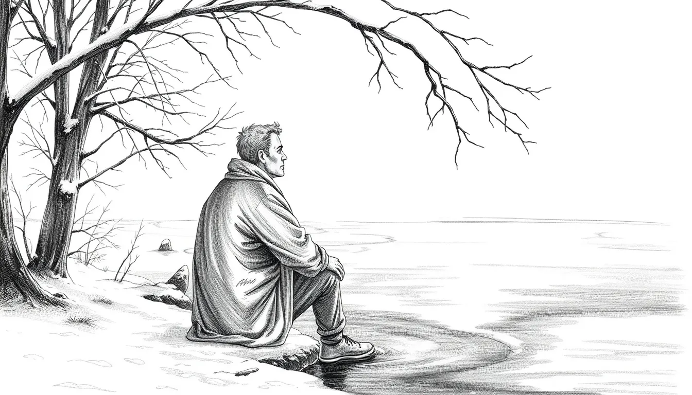 Sérénité Hivernale : Une Évasion dans les Souvenirs 3 Illustration de Les Reflets du Calme