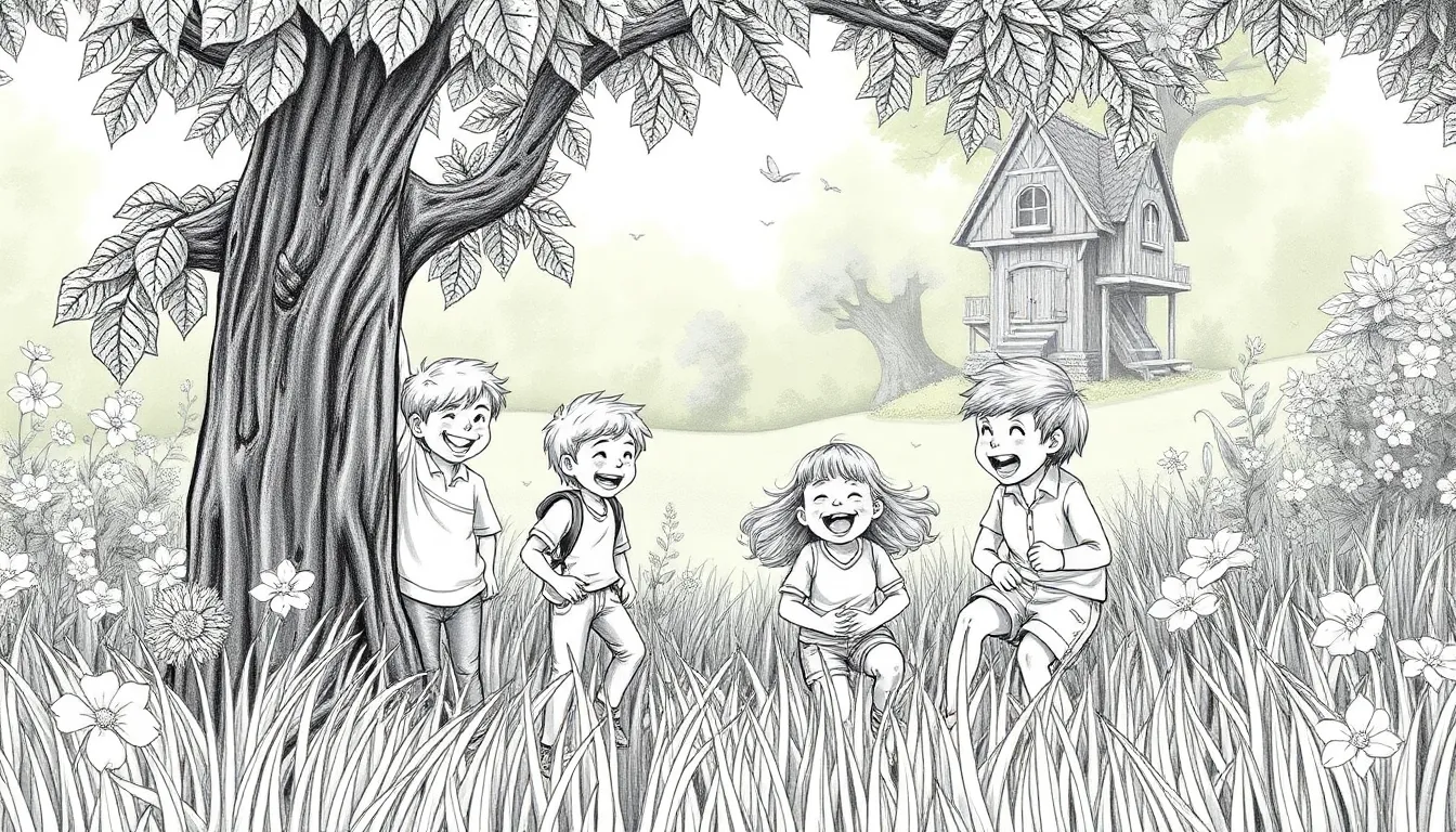 Illustration de Les Rires d'Enfance