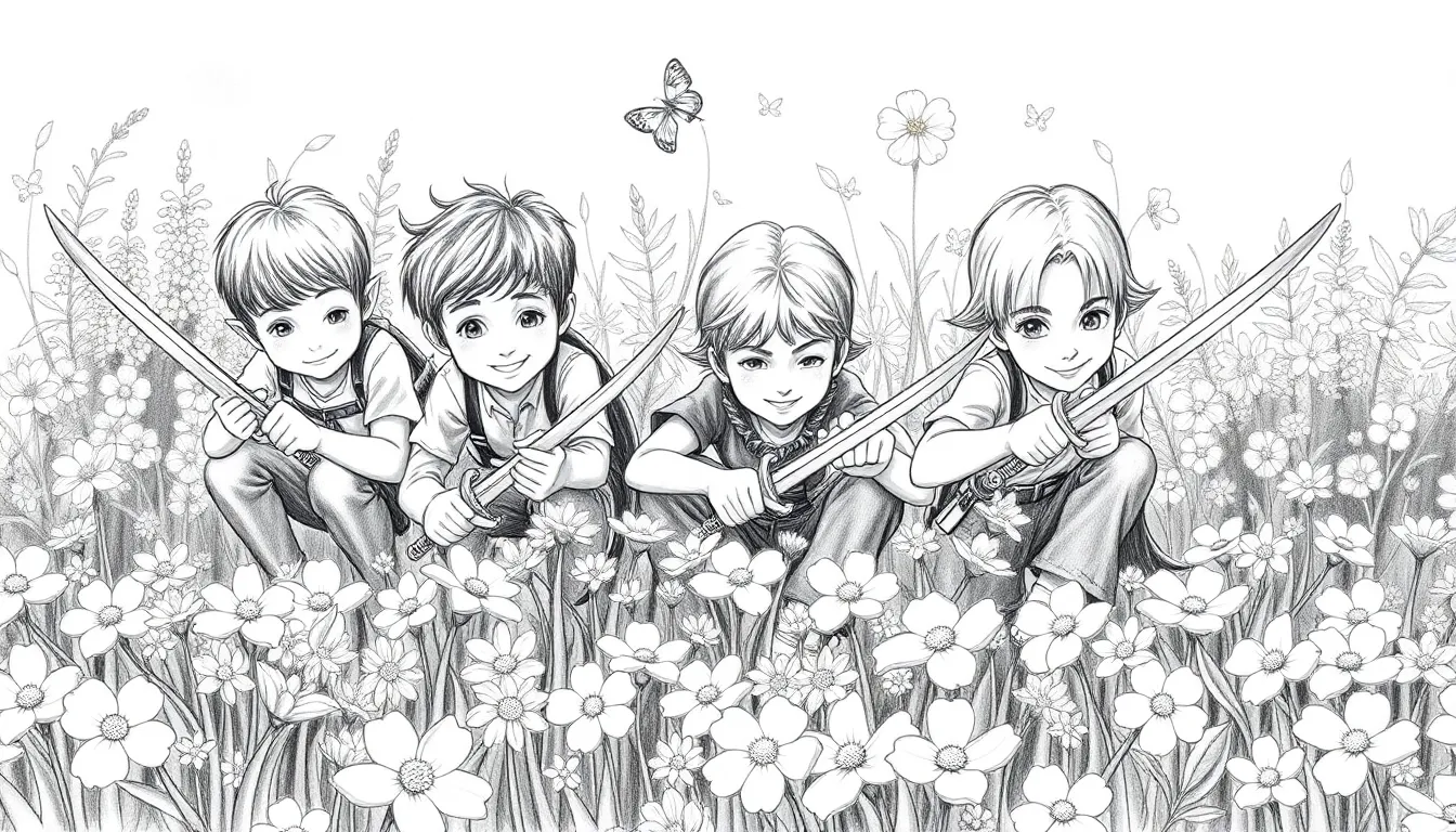 Illustration de À la Poursuite des Trésors