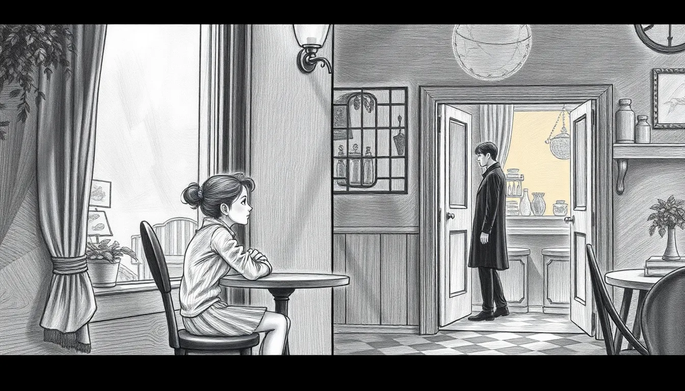 Clara et Alex : L'Amour dans le Silence 3 Illustration de Les Regards Échangés