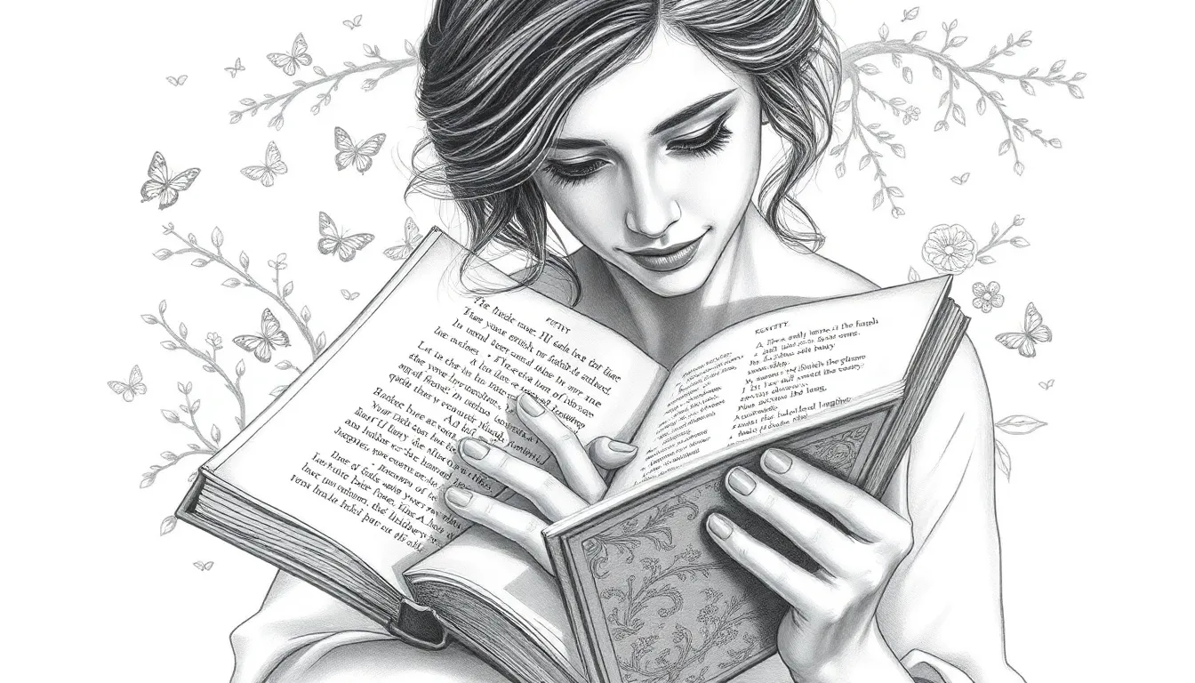 La Magie des Mots : Un Voyage Poétique en Anglais 2 Illustration d'Échos du Passé