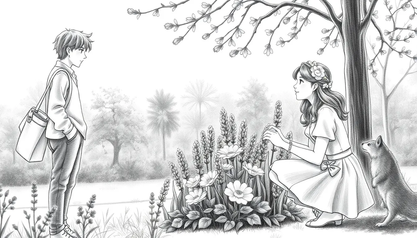 Danse des Fleurs dans le jardin