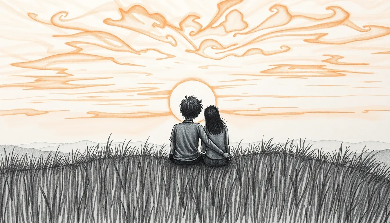 Illustration de L'Étreinte de l'Aube