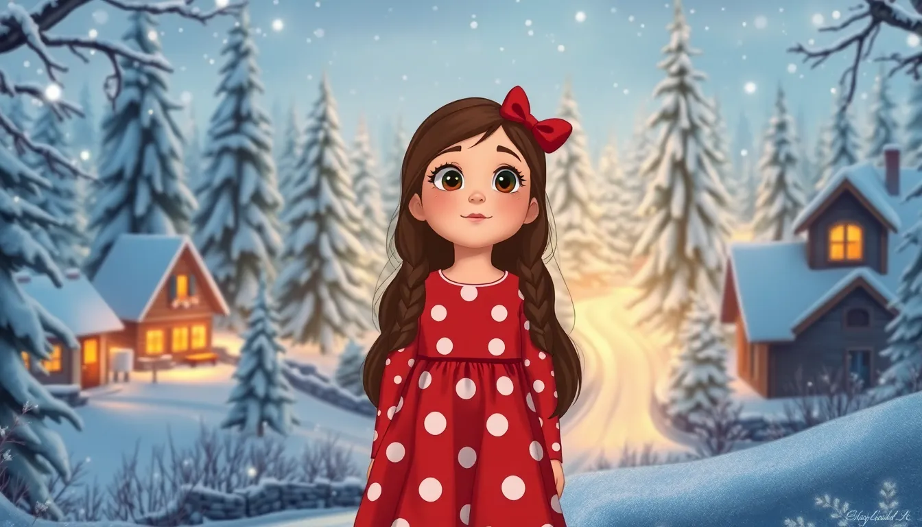 La Forêt Enchantée de Noël 1 Illustration de La Magie de Noël