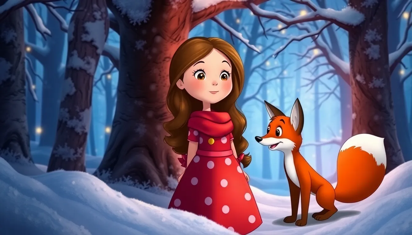 La Forêt Enchantée de Noël 2 Illustration de L'Entrée dans la Forêt Enchantée