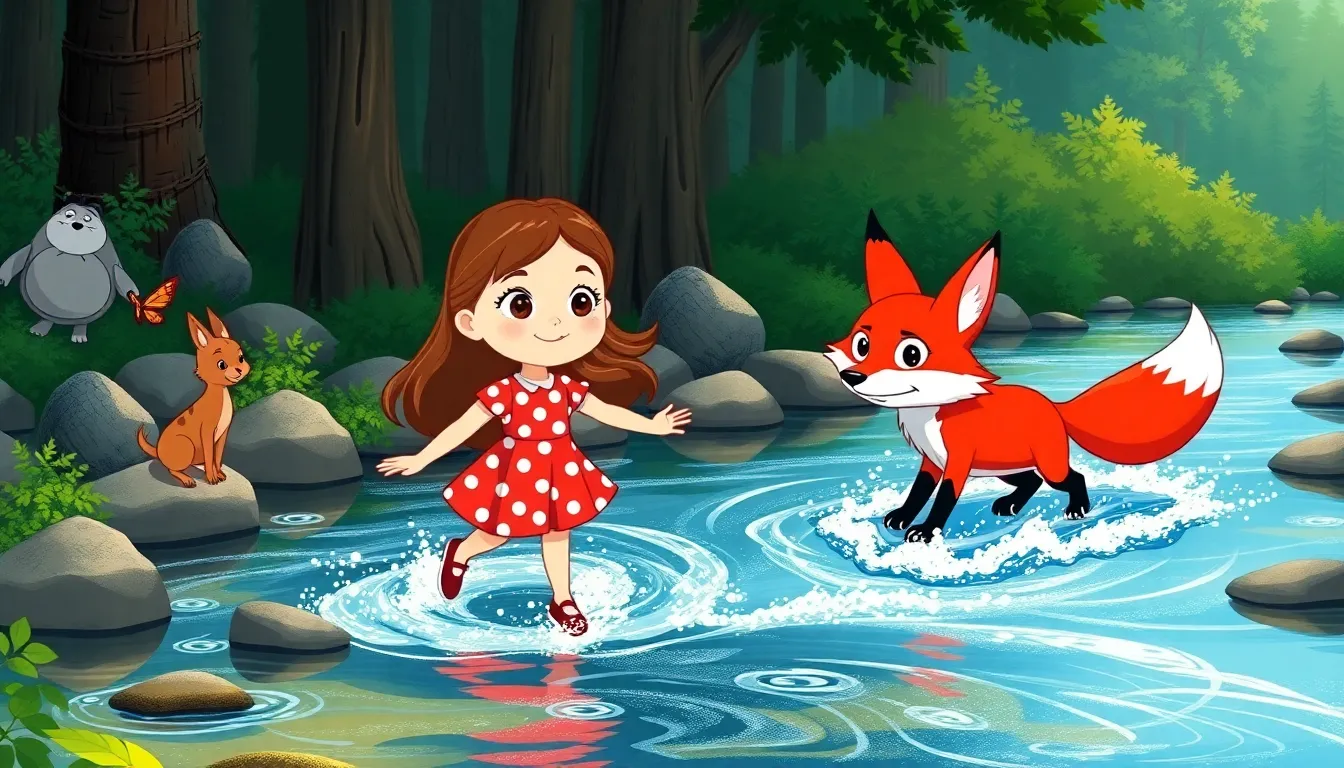 La Forêt Enchantée de Noël 4 Illustration de La Quête du Cadeau Magique