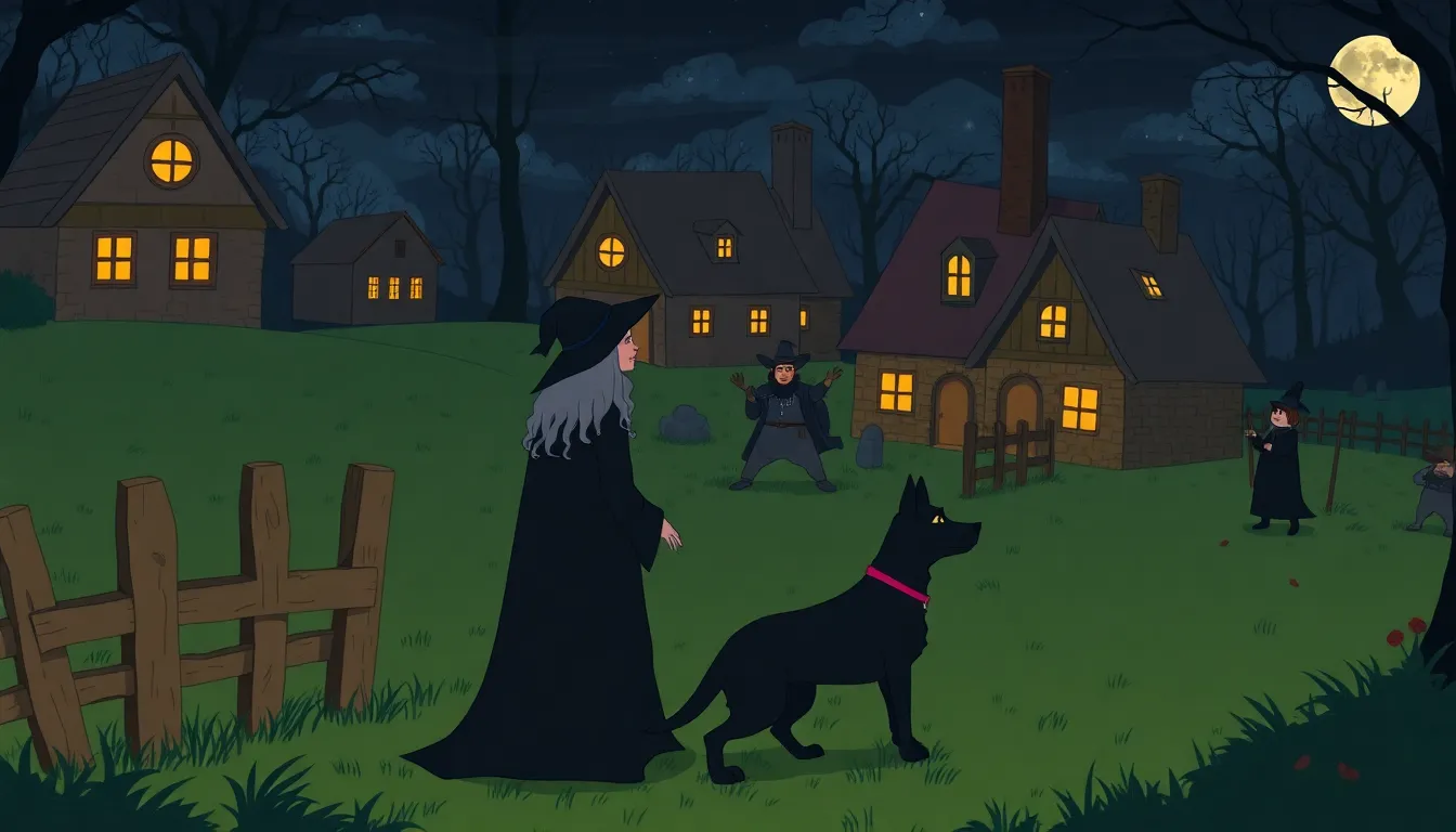 Les Sorcières et le Chien Magique 4 Illustration de L'Incompréhension