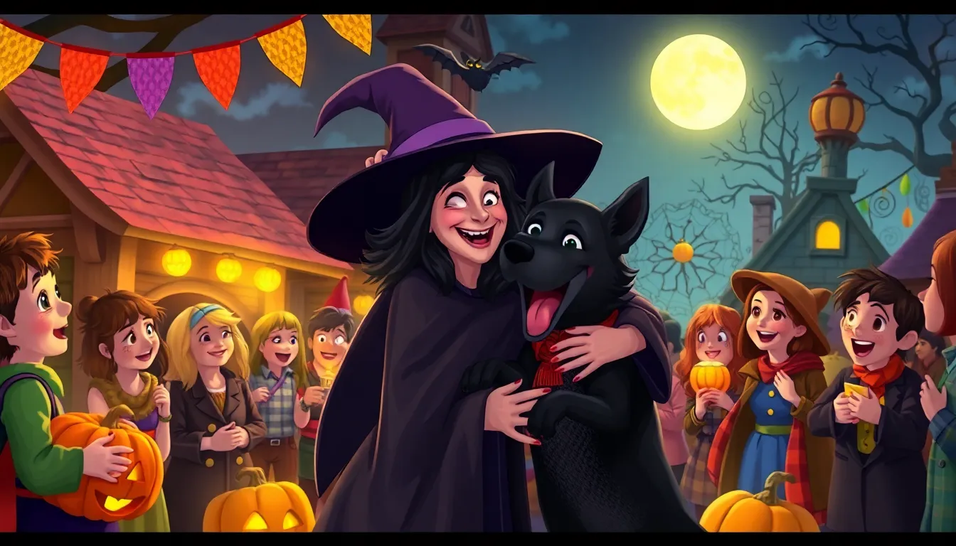 Les Sorcières et le Chien Magique 7 Illustration de La Magie de l'Amitié