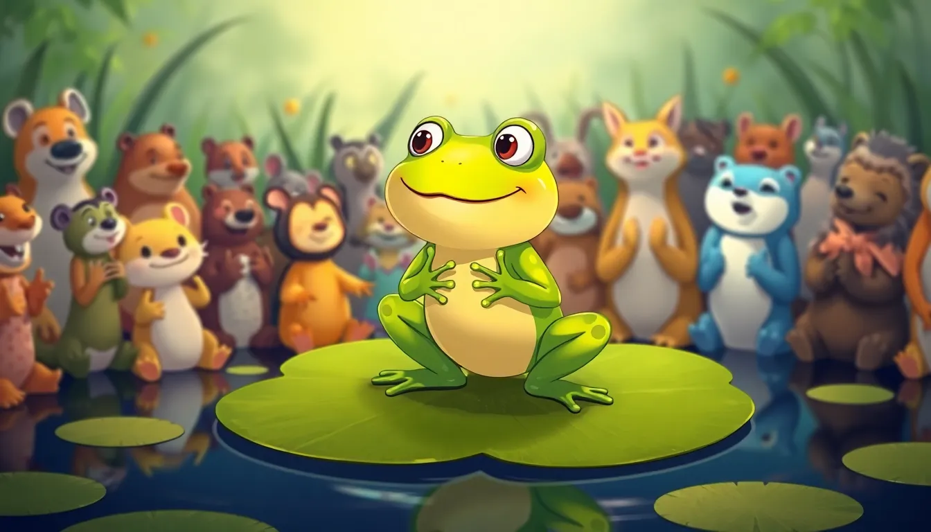 Illustration de Fanny la Grenouille