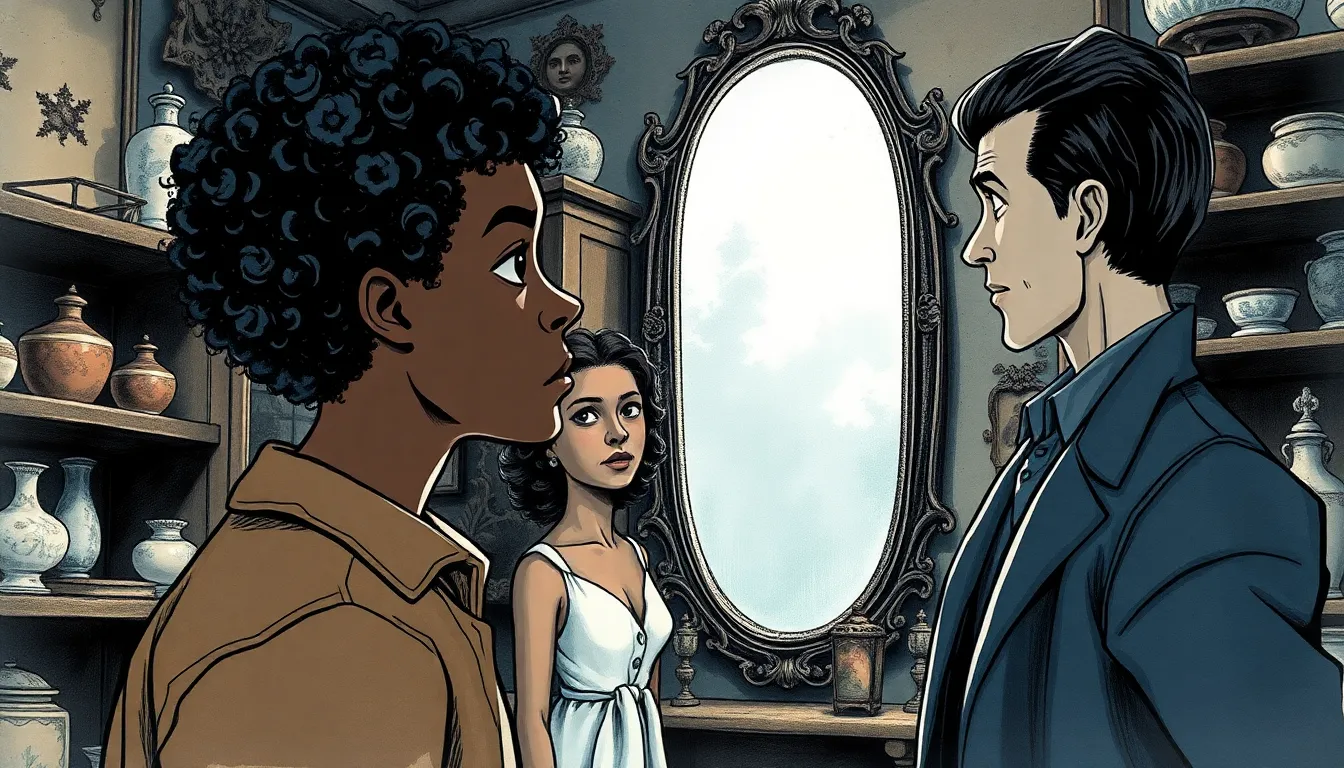 Le Miroir de la Destinée 1 Illustration de Le Miroir Mystérieux