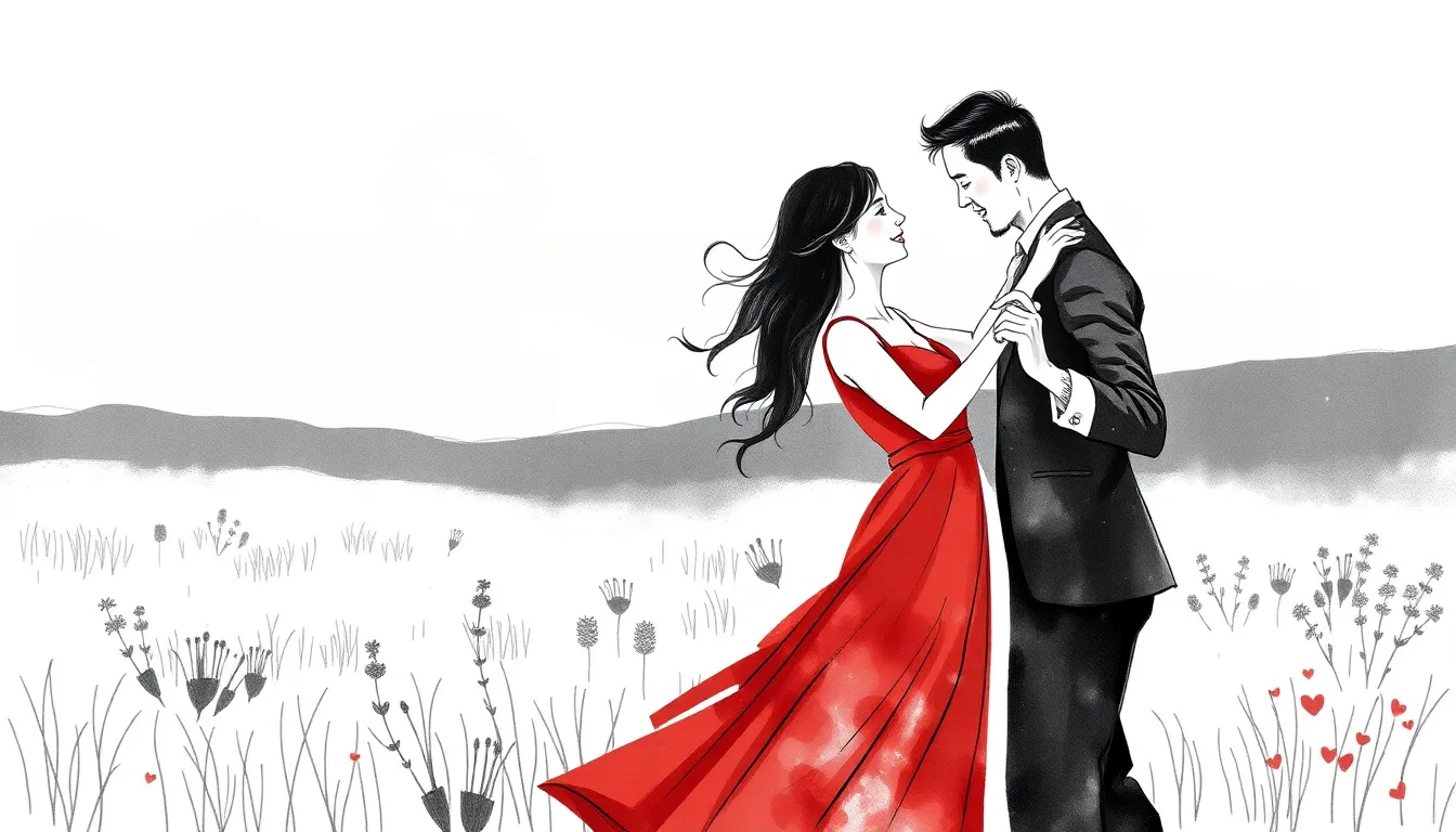 Tendresse et Amour Éternel : Une Histoire de Romance et de Rêves 3 Illustration de Ballet d'Amour