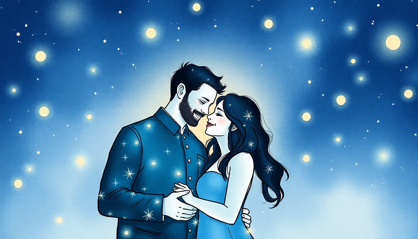 Un Amour Étoilé : Une Demande en Mariage Poétique 3 Illustration de L'Écho des Coeurs