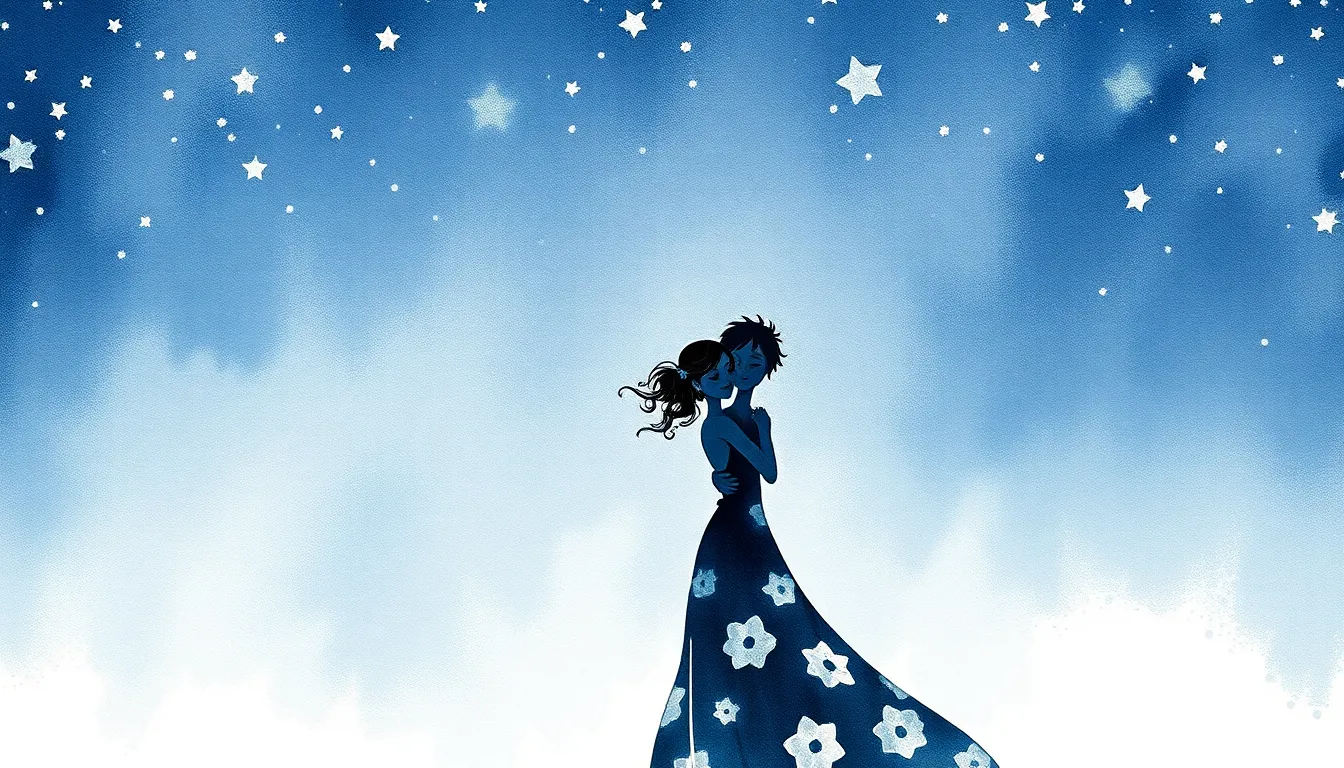 Un Amour Étoilé : Une Demande en Mariage Poétique 4 Illustration de La Danse de l'Amour