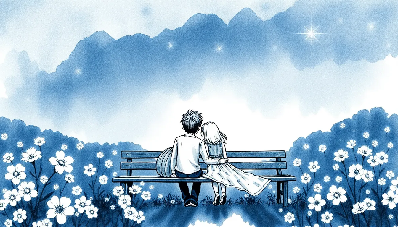 Les Étoiles de l'Amour : Une Ode à la Passion Intense 1 Illustration de L'Éveil des Sentiments