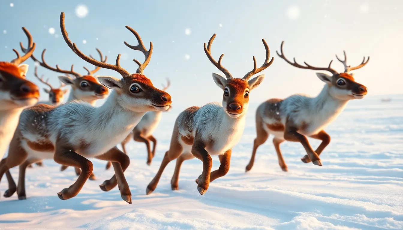 Le Noël de Sami le Renne Courageux 2 Illustration du Grand Rêve