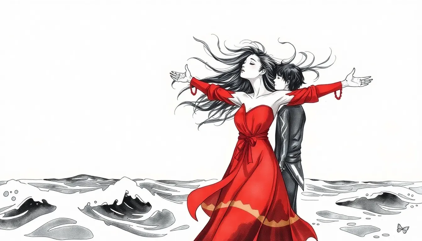 Les Vagues du Souvenir 3 Illustration de l'Affrontement sur la Plage