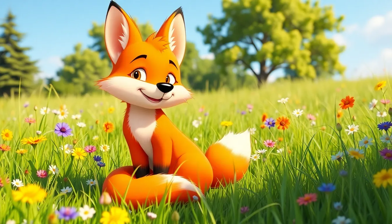 Félix le Renard et ses Tours de Passe-Passe 1 Illustration de La Naissance de Félix