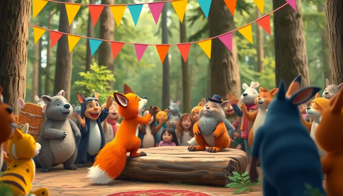 Félix le Renard et ses Tours de Passe-Passe 4 Illustration du Grand Spectacle