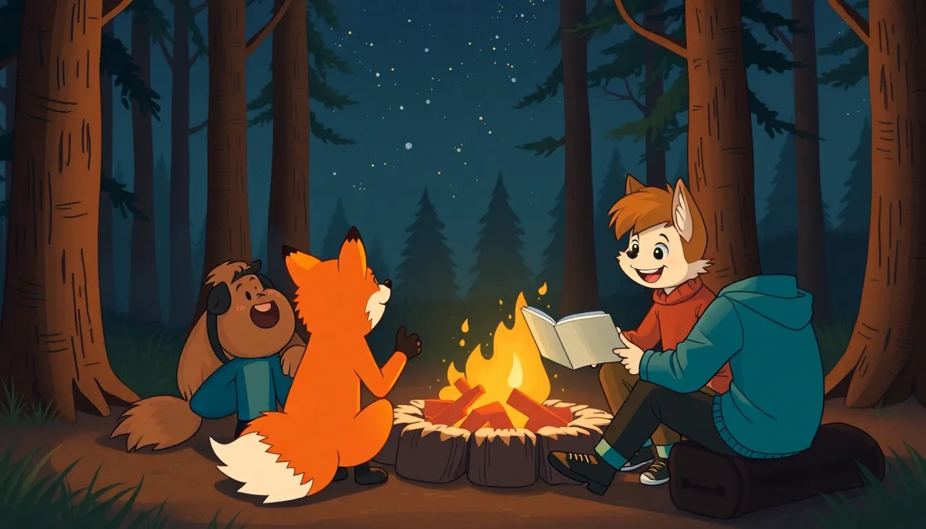 Félix le Renard et ses Tours de Passe-Passe 5 Illustration de La Leçon de Magie