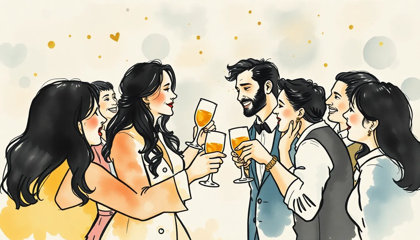 Les Étoiles de notre Amour : Une ode à la Saint-Valentin 4 Illustration de La Célébration de l'Amour