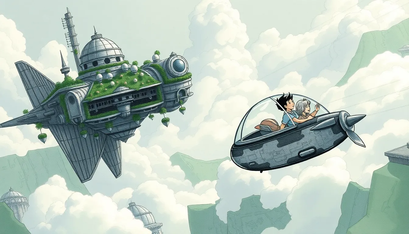 Illustration de La Découverte de la Cité Flottante