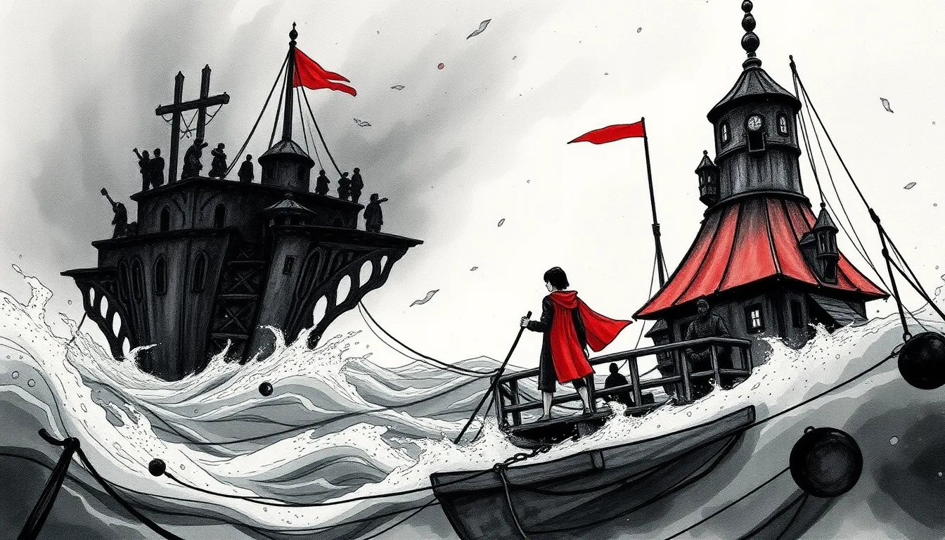 Illustration de Les Tempêtes du Passé