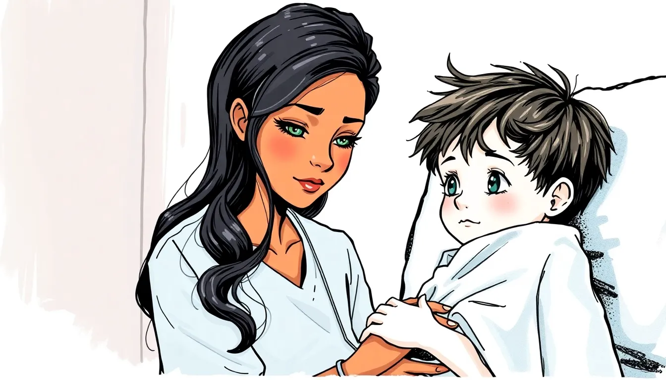 Les Ailes de la Compassion 4 Illustration de Un Moment de Compassion