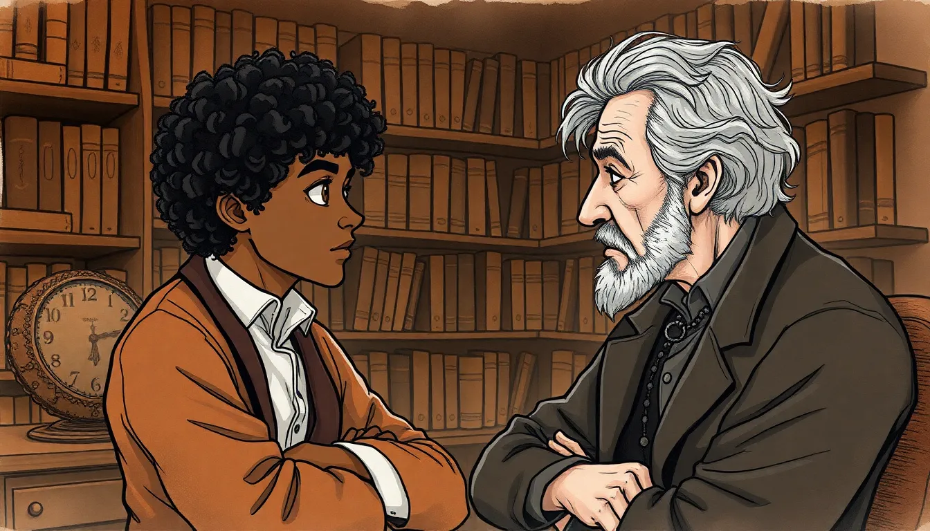 Le Voyageur du Temps 4 Illustration de Rencontres du Passé