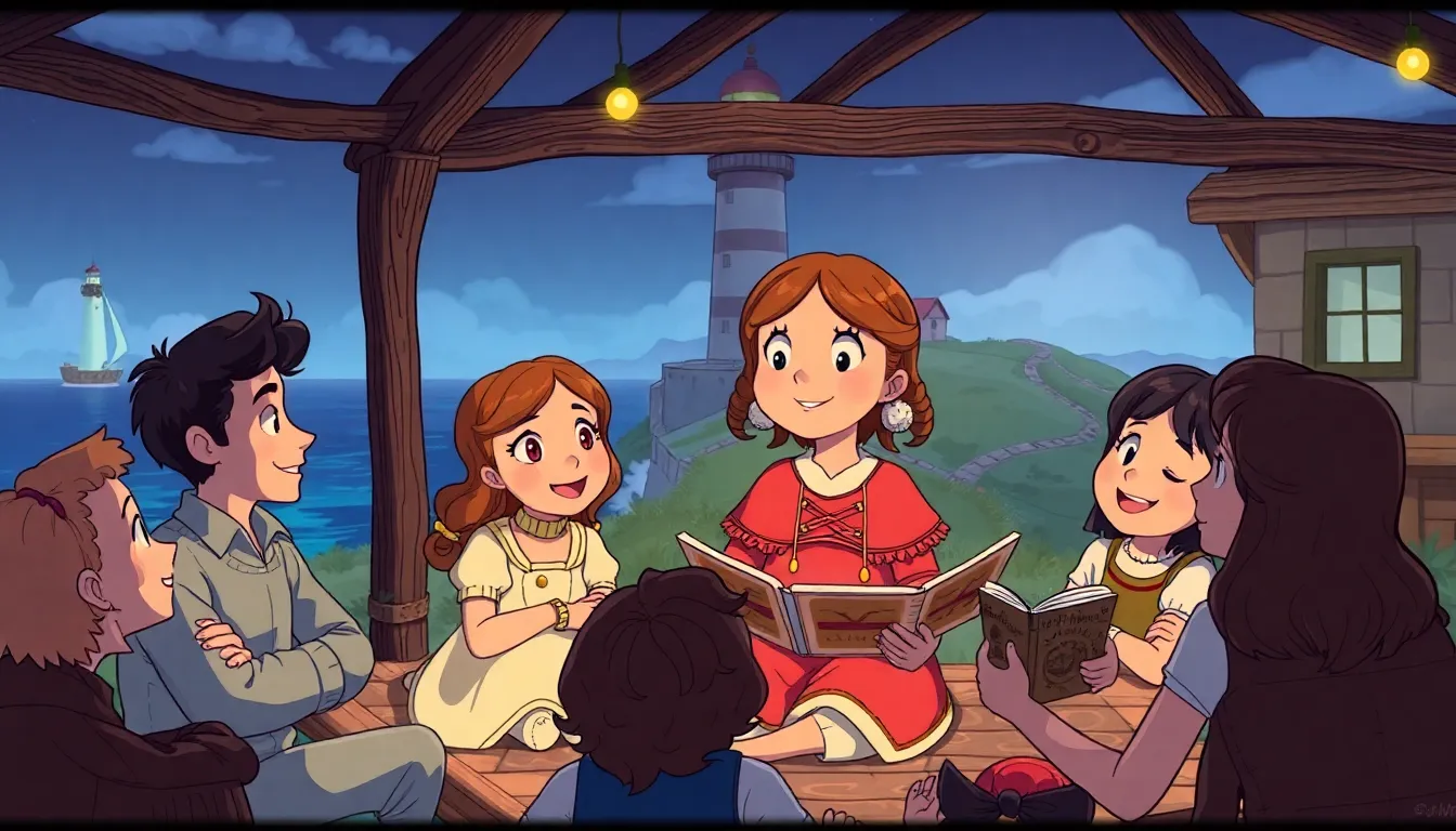 Clara et le Phare des Secrets 6 Illustration de Des Histoires à Partager