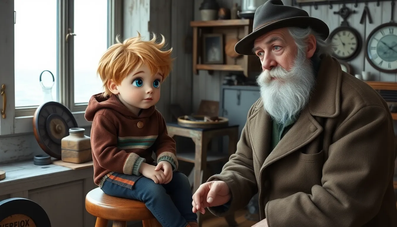 Olivier et le Vieux Phare 3 Illustration de Le Gardien du Phare