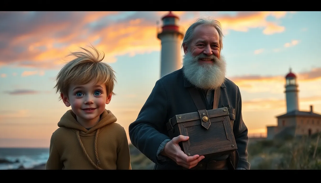 Olivier et le Vieux Phare 6 Illustration du Retour au Phare