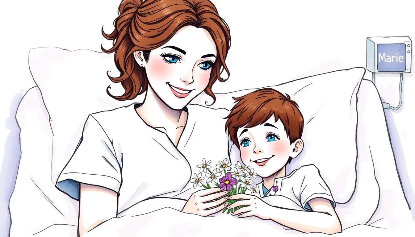 Les Fleurs de l'Espoir : Une infirmière redonne vie et espoir aux enfants 5 Illustration de La guérison par la beauté