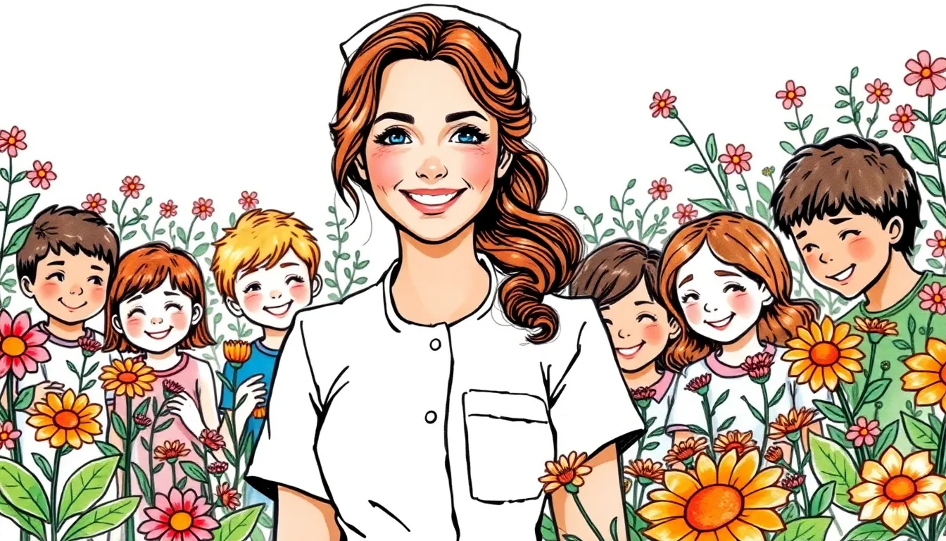 Les Fleurs de l'Espoir : Une infirmière redonne vie et espoir aux enfants 6 Illustration d'un jardin de l'espoir