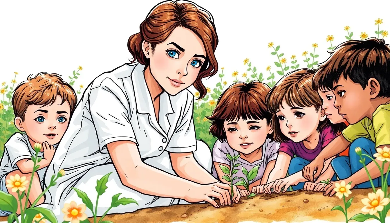 Les Fleurs de l'Espoir : Une infirmière redonne vie et espoir aux enfants 8 Illustration de La promesse d'un nouveau départ