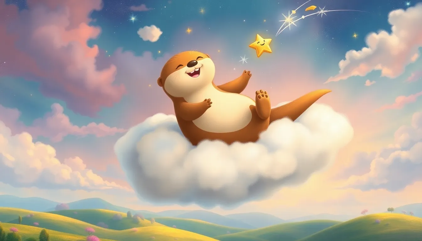 Les Rêves de Lily la Loutre 2 Illustration de Le Voyage dans le Rêve