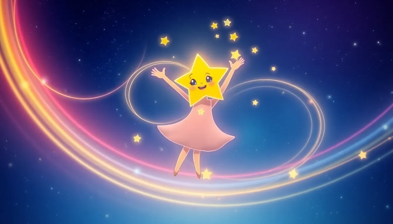 La Sérénité de Stella l'Étoile 2 Illustration de La Danse des Étoiles