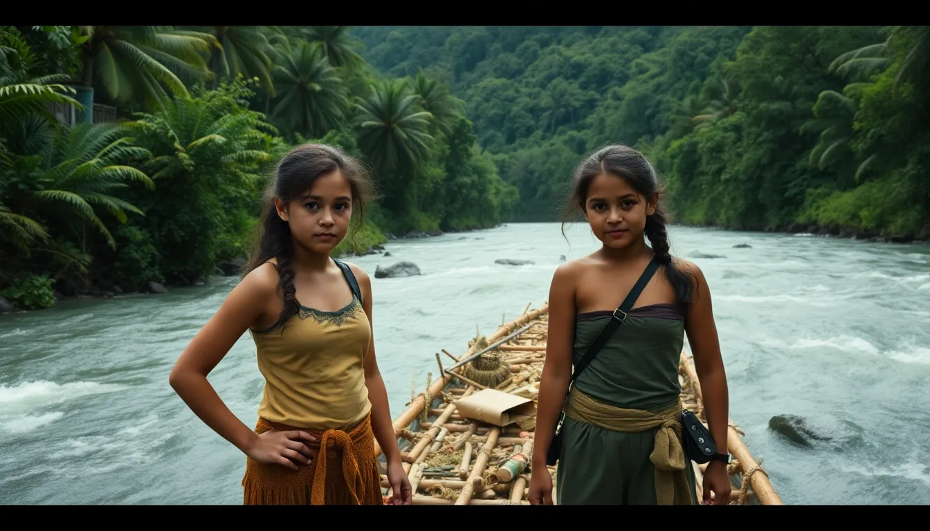 Illustration de Le Défi de la Rivière