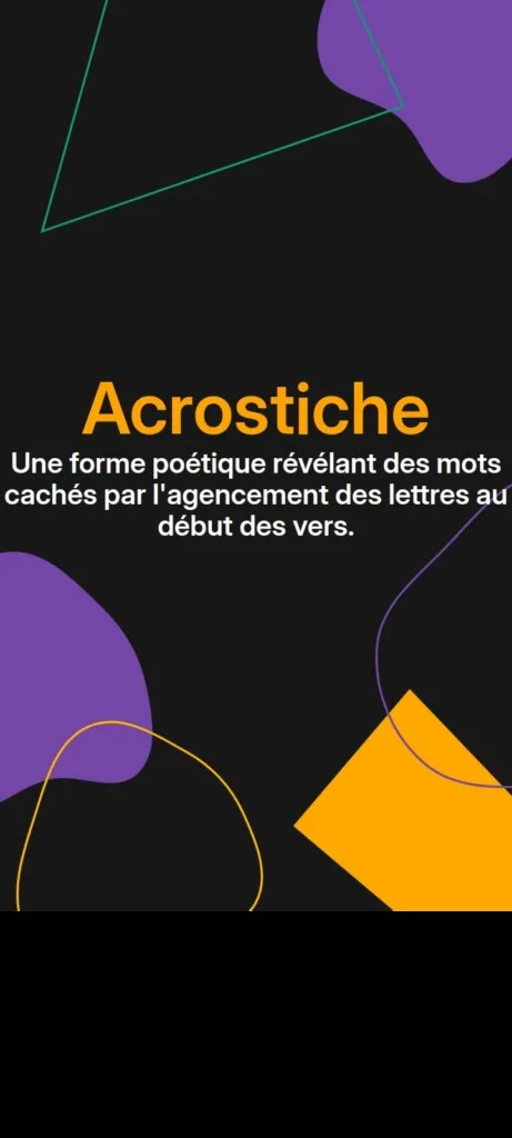Acrostiche