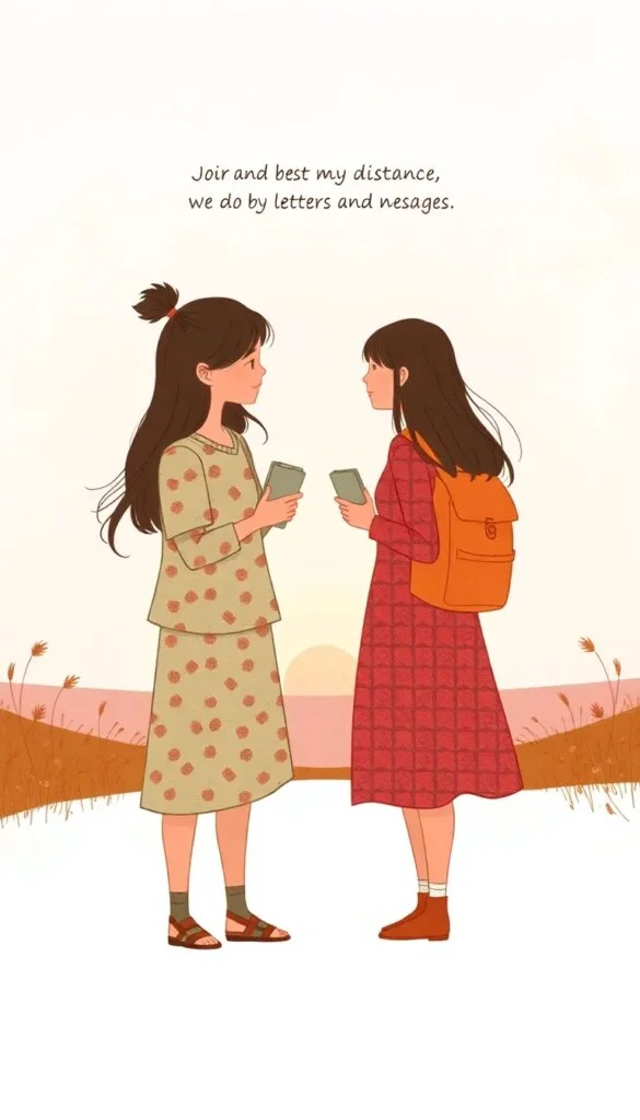 Amitié à distance : l&rsquo;amour transcende les kilomètres