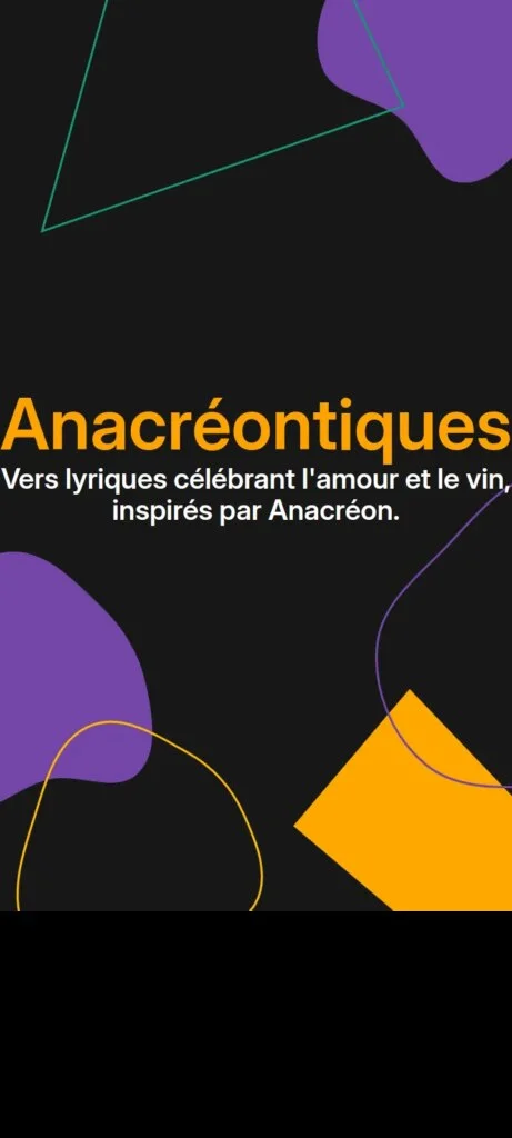 Anacréontiques