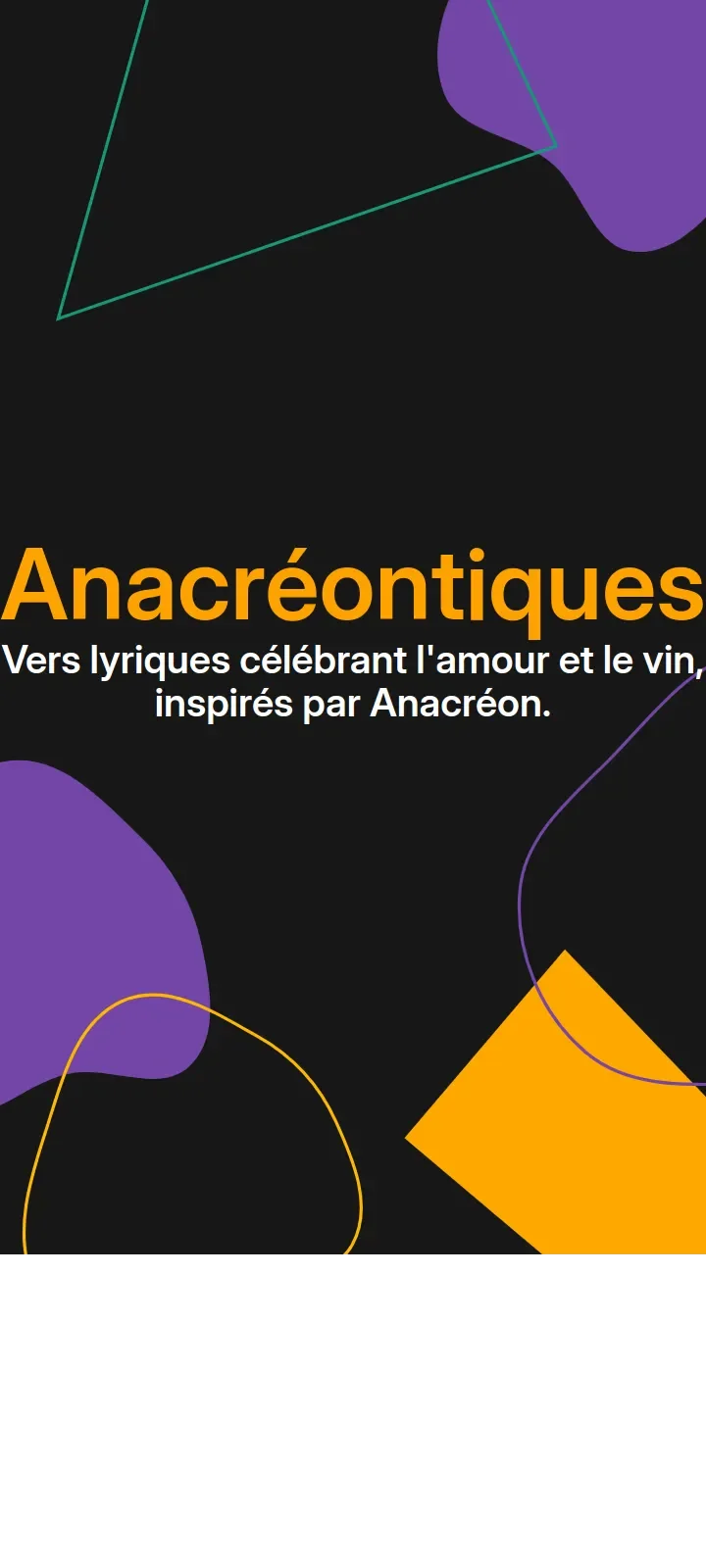 Anacréontiques