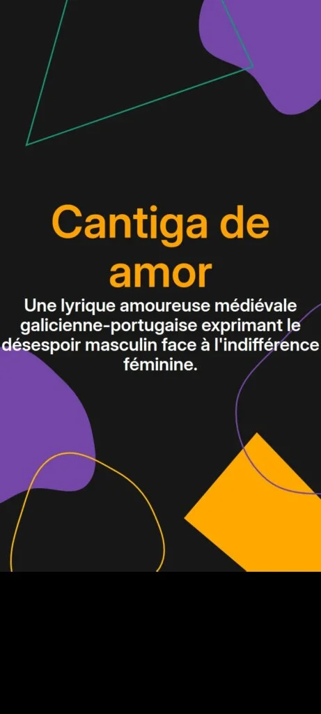 Cantiga de amor
