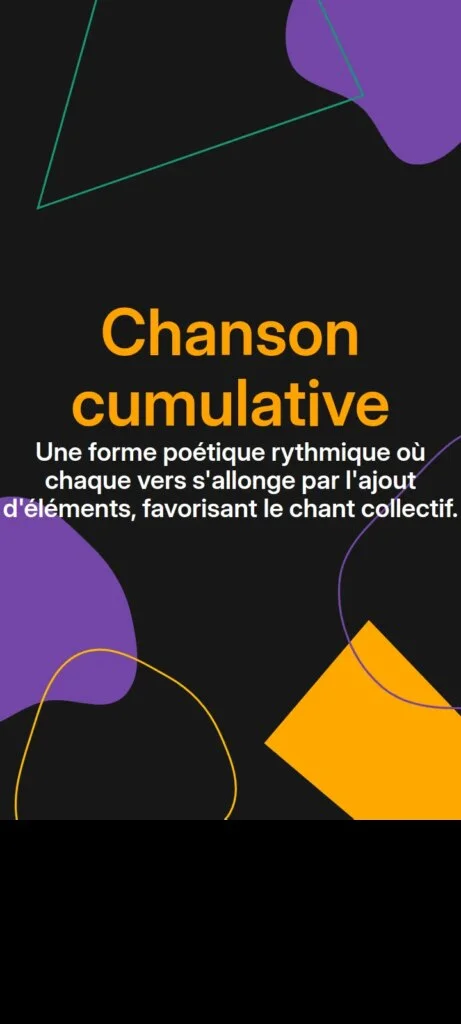 Chanson cumulative