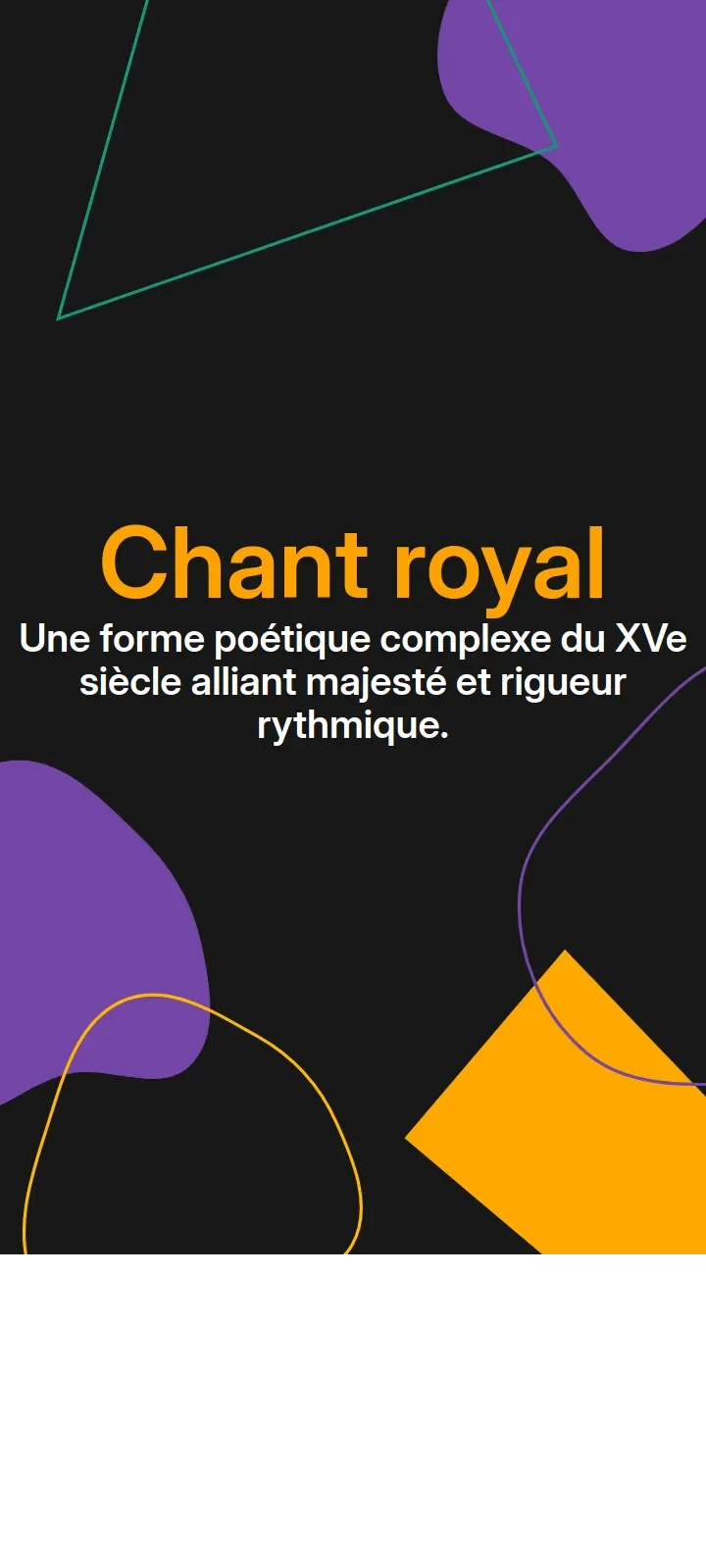 Chant royal